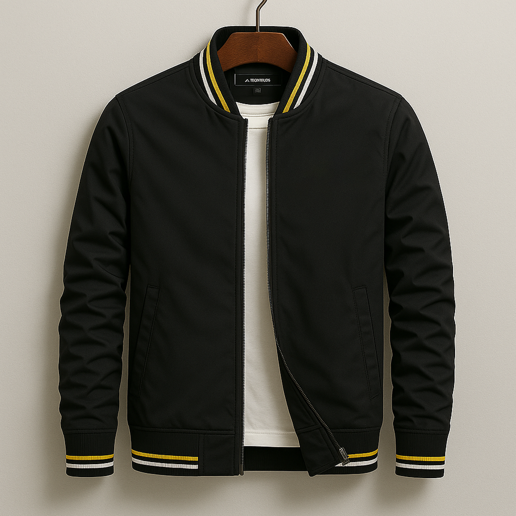 BaseLine | Elegant bomberjakke med striper
