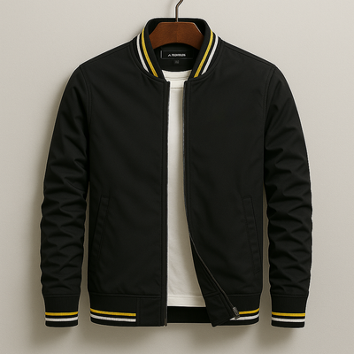 BaseLine | Elegant bomberjakke med striper
