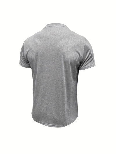 Magnus - Elegant T-skjorte med rund hals og lomme
