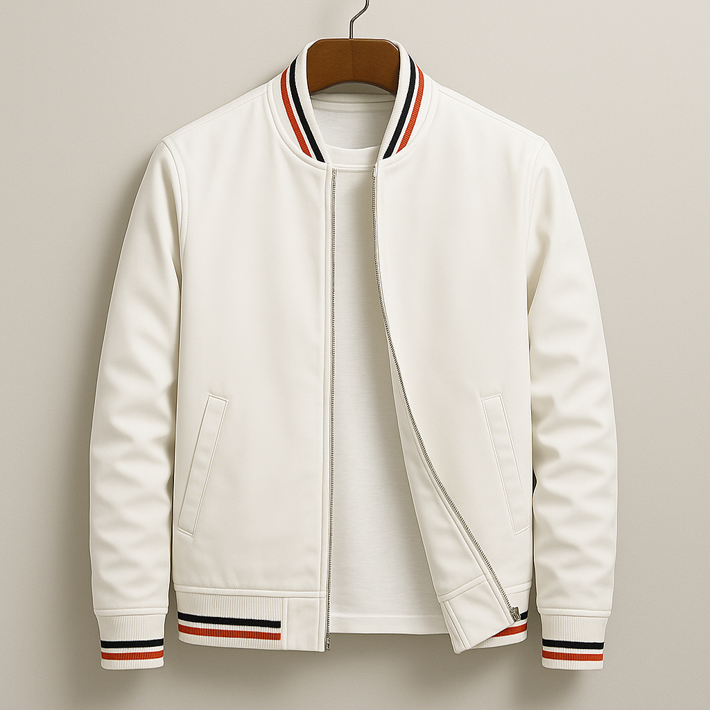 BaseLine | Elegant bomberjakke med striper