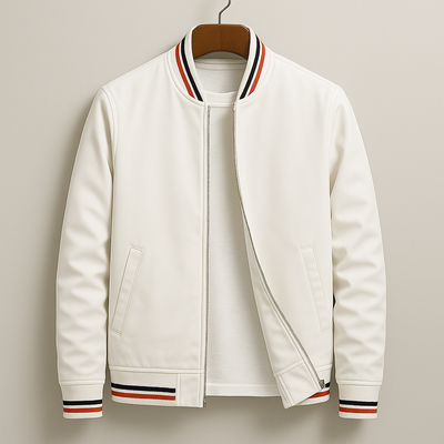BaseLine | Elegant bomberjakke med striper