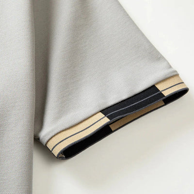 William - Poloshirt med kontrastfargede flater