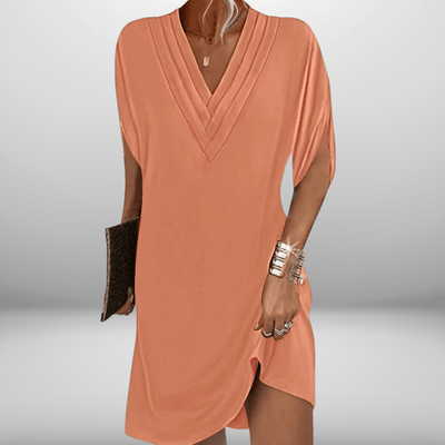 Amy| Elegant Kjole med V-hals